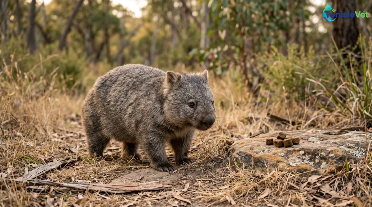 Le wombat sculpte ses crottes avant de les pondre