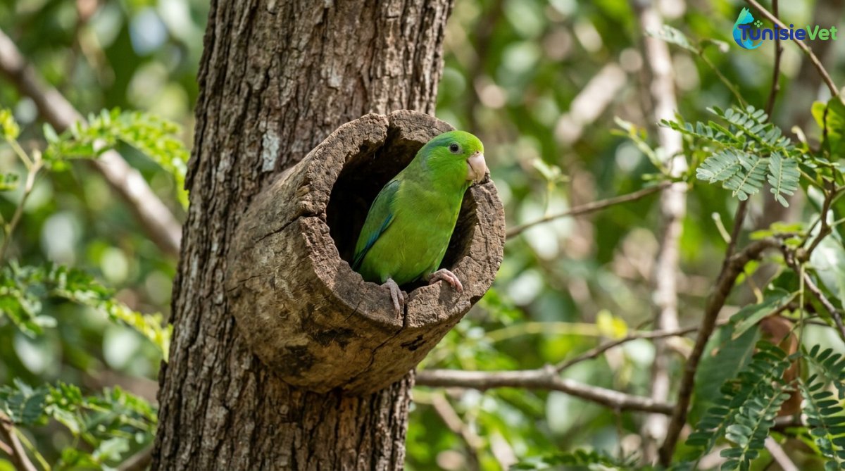 Can a parrot recognise its chick by its voice