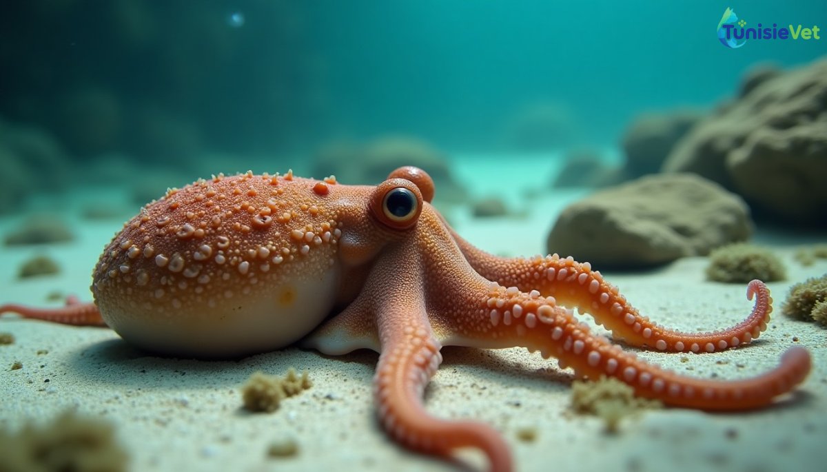Poulpe commun — Une peau qui réagit à la lumière sans les yeux
