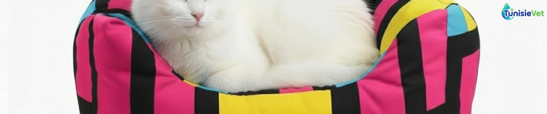 Confort et style pour vos compagnons – Couchage multicolore