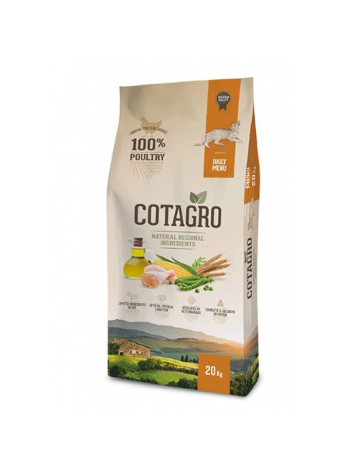 Cotagro Daily Menu Croquettes Chat Adulte Mix 20 kg