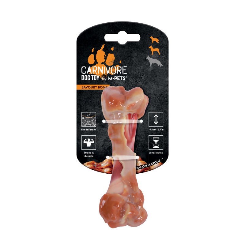 Jouet dentaire Carnivore Savory Bone M-PETS - 14,5 cm