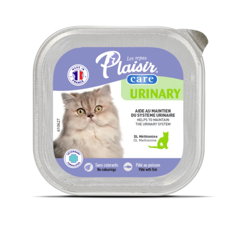 Repas Plaisir Care Urinary – Barquette au poisson pour chat 100 g