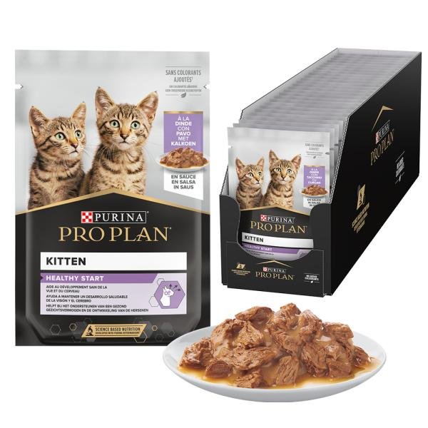 Purina Pro Plan Chaton – Pochon à la Dinde 85 g