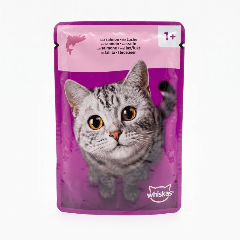 Whiskas Recette au Saumon pour Chat Adulte – pochon 85 g