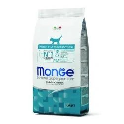 Monge Kitten croquettes pour chaton au poulet 1,5 kg