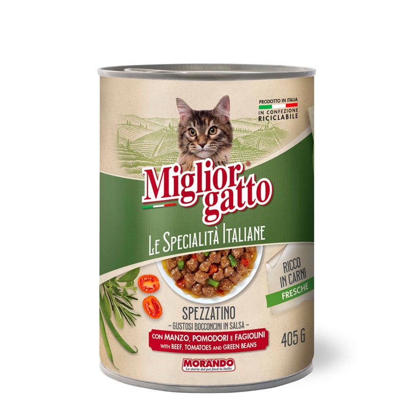 Miglior Gatto Le Specialista – Bouchées au bœuf pour chat 405 g