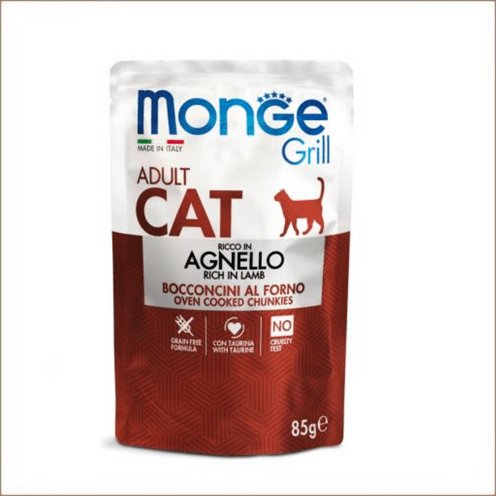 Monge Cat Adult pochon à l'agneau 85 g