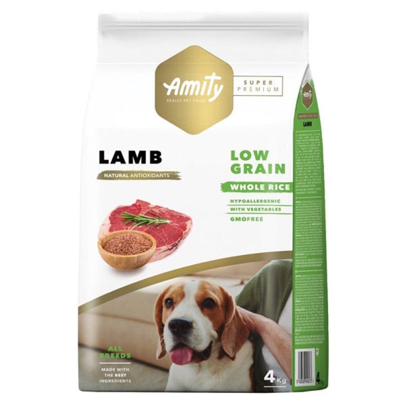 Amity Low Grain Chien Adulte à l'agneau 14 kg
