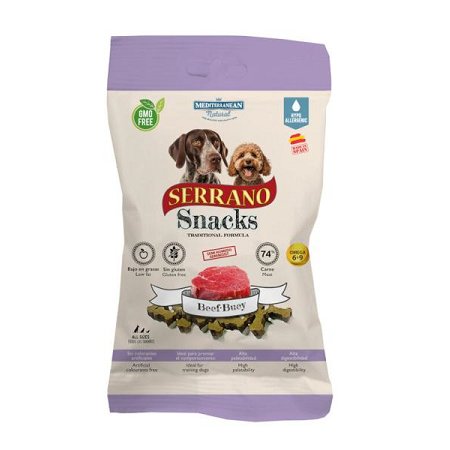 Serrano Snack pour chien au bœuf 100 g