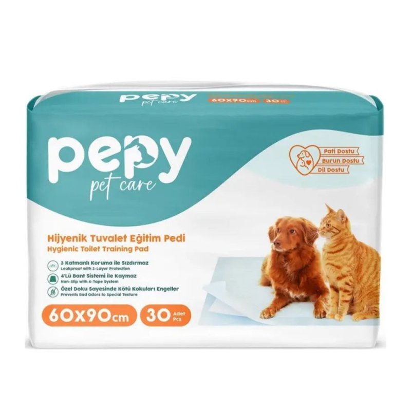 Pepy Tapis absorbants au charbon 60 x 90 cm, 30 pièces