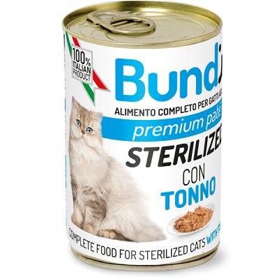 Bundy Pâtée pour chat stérilisé au thon 400 g