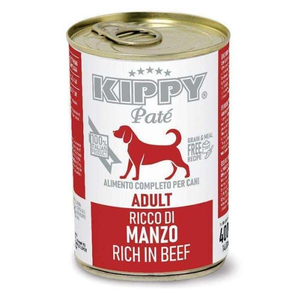 Kippy pâtée au bœuf pour chien adulte 400 g