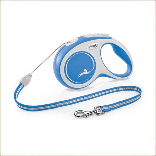 Laisse Flexi Classic Cord M 5 m Bleu