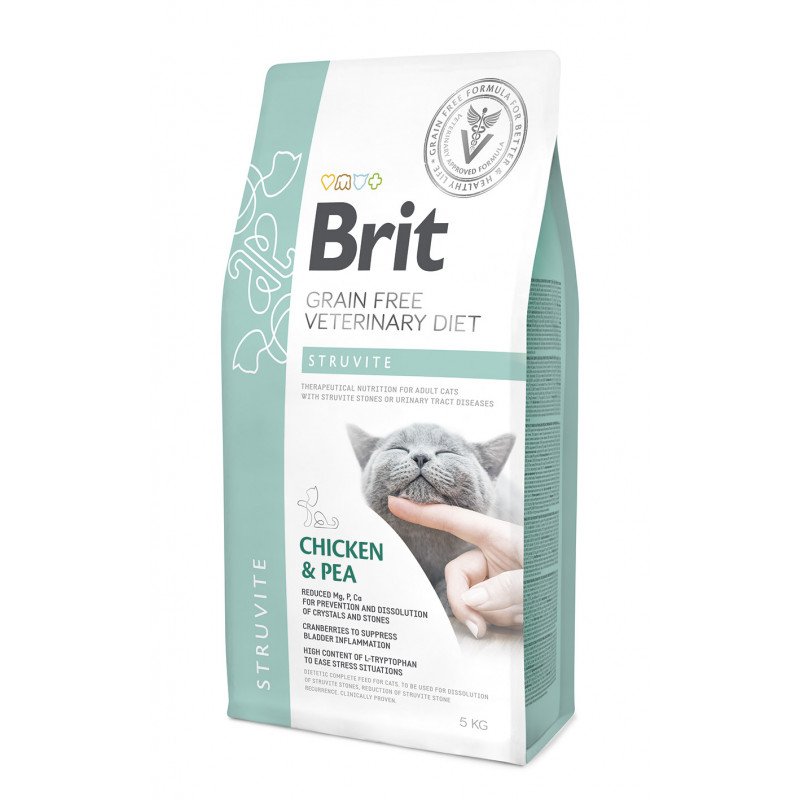 Brit GF Veterinary Diets Cat Struvite - croquettes pour chat 2 kg
