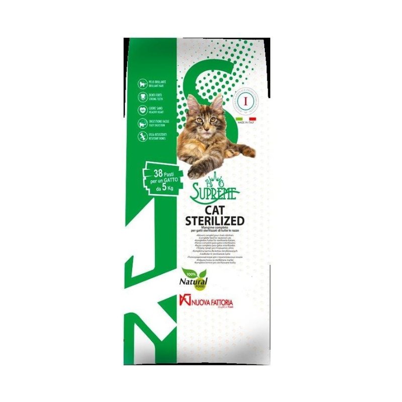 Supreme Croquettes pour chat stérilisé 15 kg
