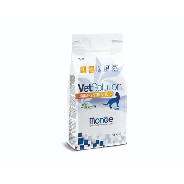 Monge Vet Urinary Struvite croquettes pour chat 1,5 kg
