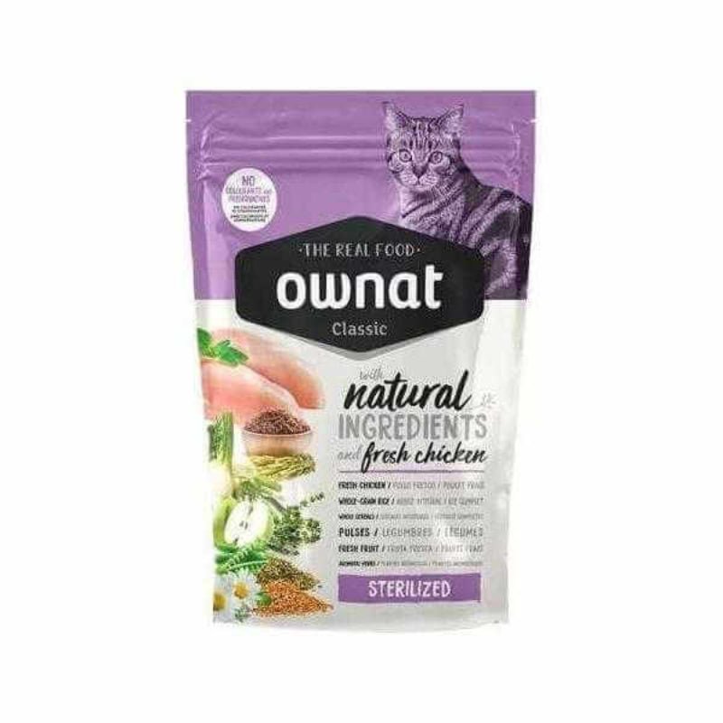 Ownat Classic Sterilized – croquettes pour chat stérilisé 400 g