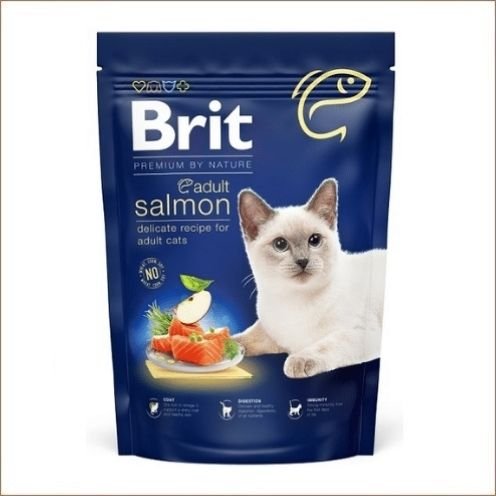 Brit Premium by Nature au saumon pour chat adulte 1,5 kg