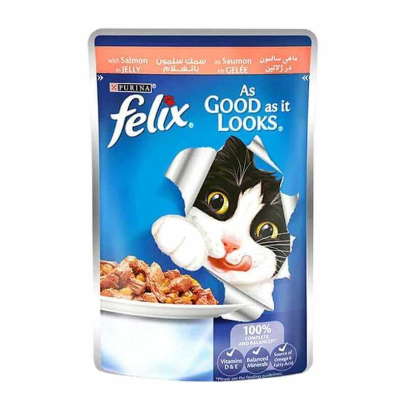 Felix Effilées au Saumon, pochon 85 g