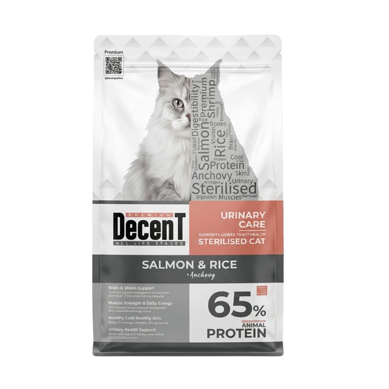 Decent Urinary Care Sterilised Saumon & Riz pour chat stérilisé 1,5 kg
