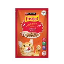 Friskies bouchées en sauce au canard pour chat 85 g