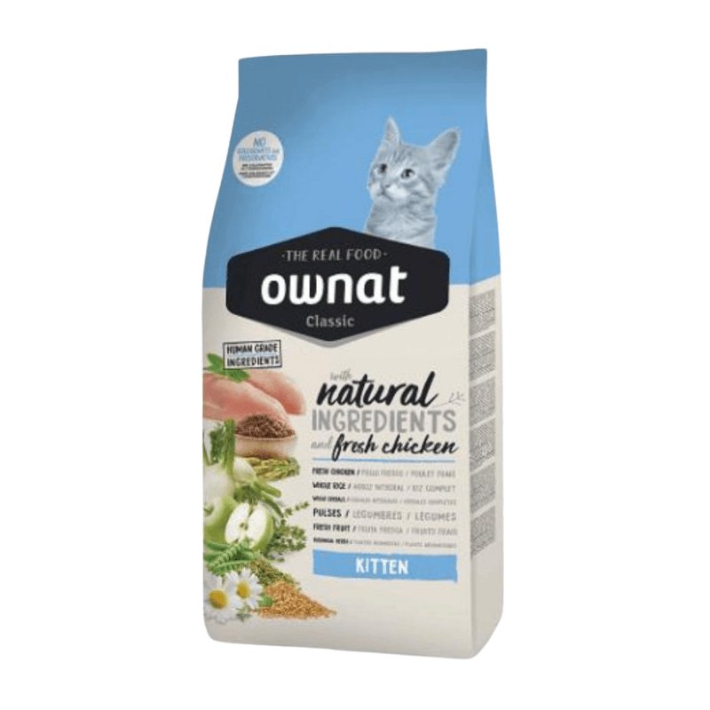Ownat Ultra Kitten au poulet frais, croquettes pour chaton 1,5 kg
