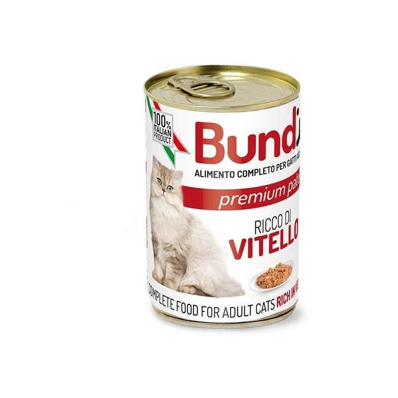 Bundy pâtée pour chat adulte au veau 400 g