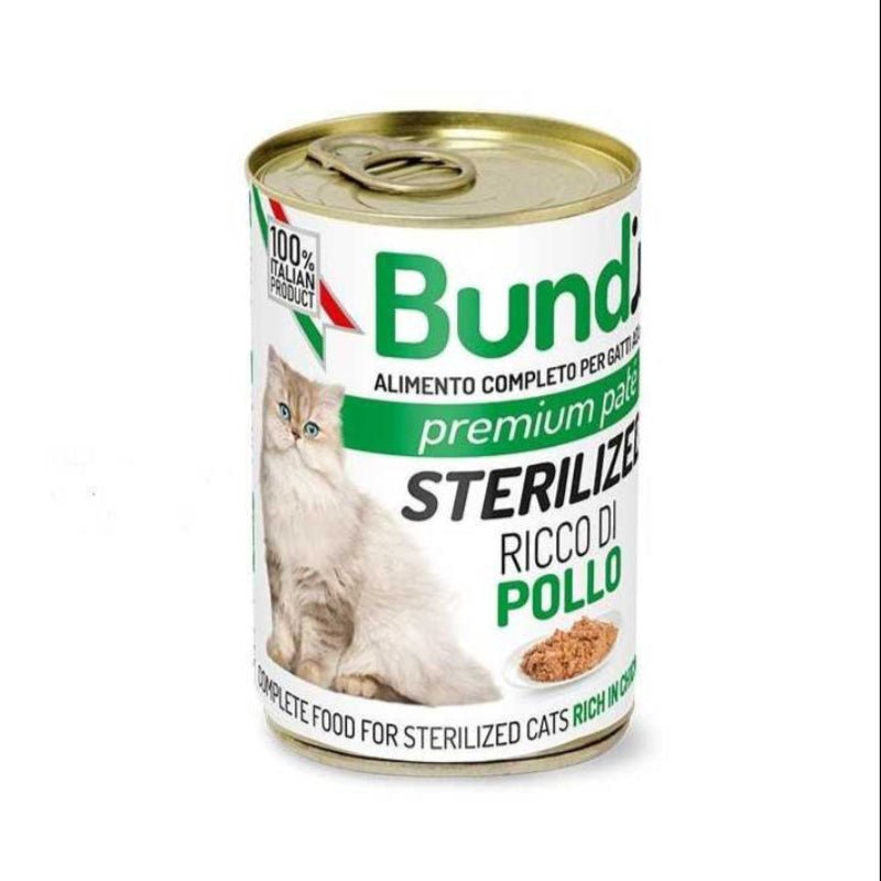 Bundy Pâté pour chat stérilisé au poulet 400 g