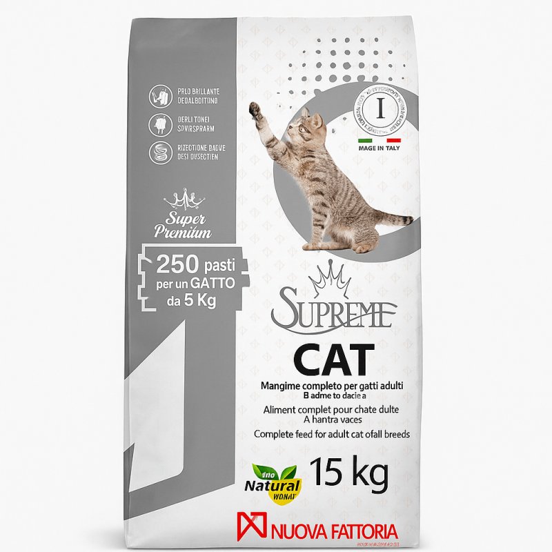 Supreme Cat croquettes pour chat adulte 15 kg