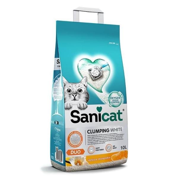 Litière agglomérante Sanicat Duo 10 L