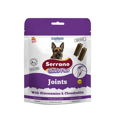 Serrano Mediterranean Natural Functional Snacks Joints pour chien – 110 g