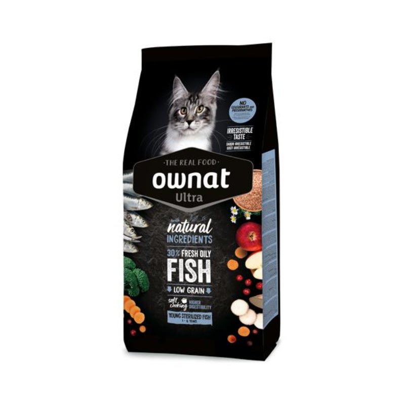 Ownat Ultra Young Sterilized au poisson 1,5 kg