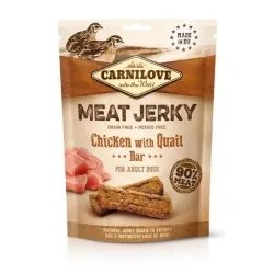 Carnilove Jerky Chicken & Quail Bar – friandise pour chien 100 g