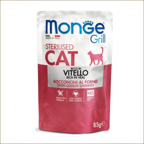 Monge Pochon Chat Adulte Stérilisé au Veau 85 g