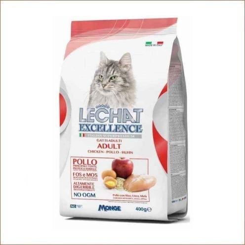 Croquettes Lechat Excellence Adult au poulet 400 g