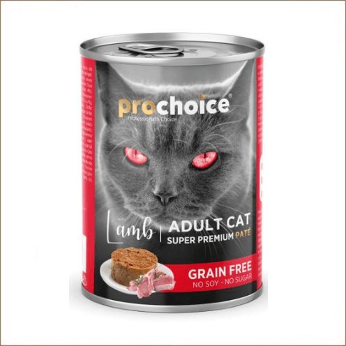 Prochoice GF pâtée pour chat adulte à l'agneau 400 g
