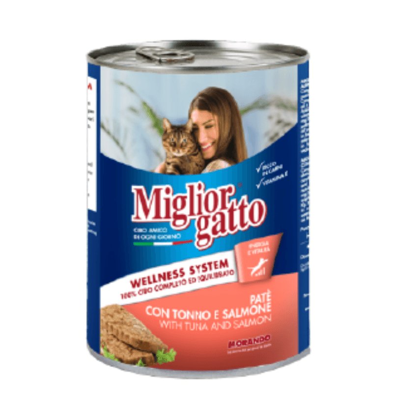 Miglior Gatto Pâté au Thon et Saumon 400 g