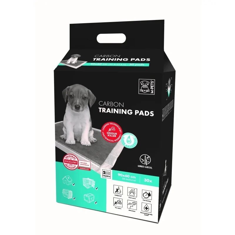 Tapis absorbants au charbon actif M-PETS 60 x 90 cm - 30 pièces