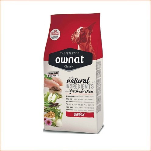 Ownat Energy croquettes pour chien adulte 20 kg