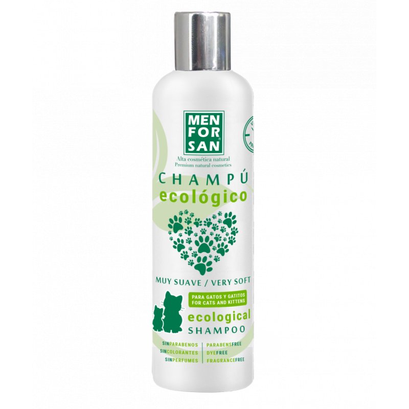 Men For San Shampoing écologique ultra doux pour chat et chaton 300 ml