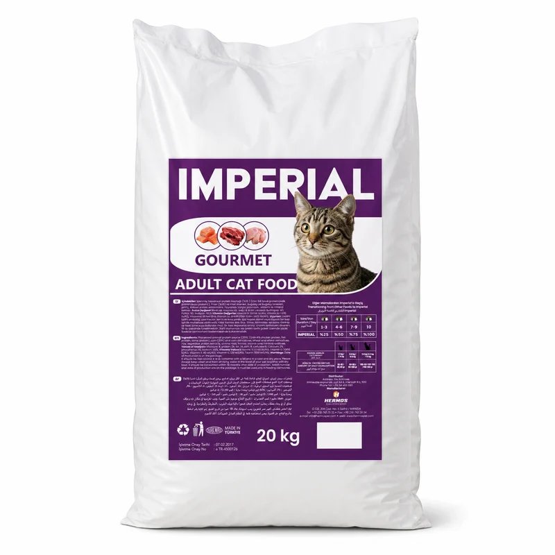 Imperial Gourmet croquettes pour chat adulte 20 kg