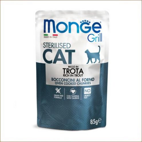 Monge Pochon Chat Adult Stérilisé à la Truite 85 g