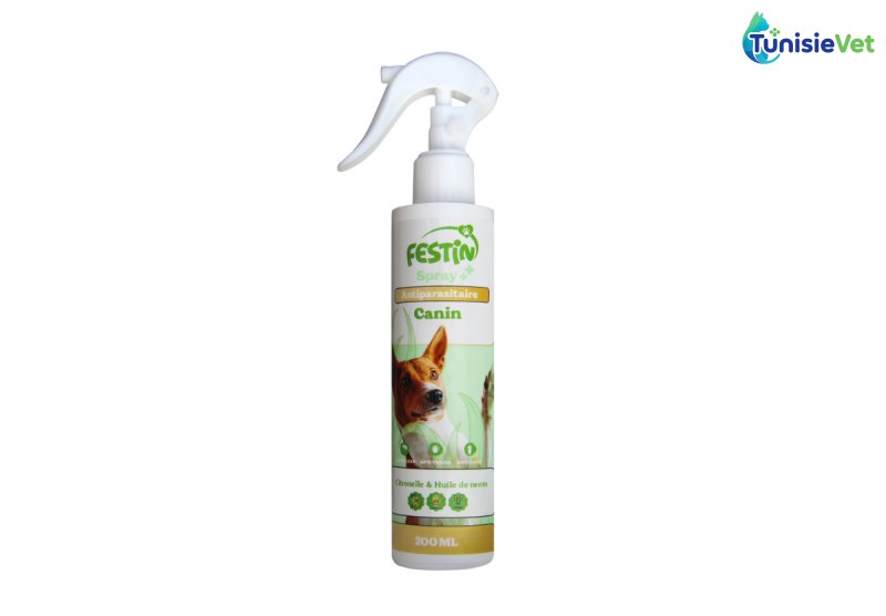 Festin - SPRAY ANTIPARASITAIRE CHIEN 200ml