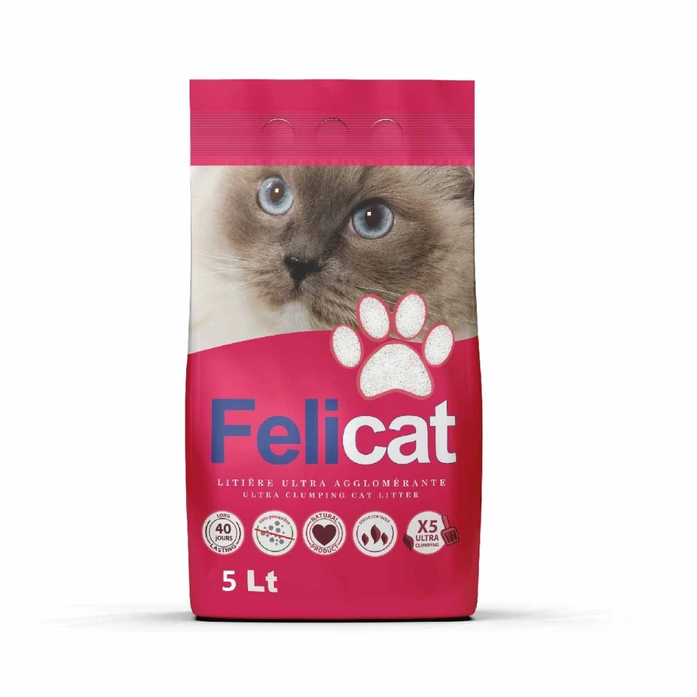 FELICAT Super White – Litière agglomérante 5 L