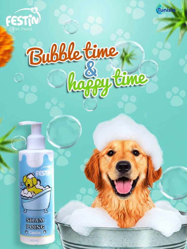 Shampoing Canin FESTIN 250 ML Naturel – Pelage Doux & Sain