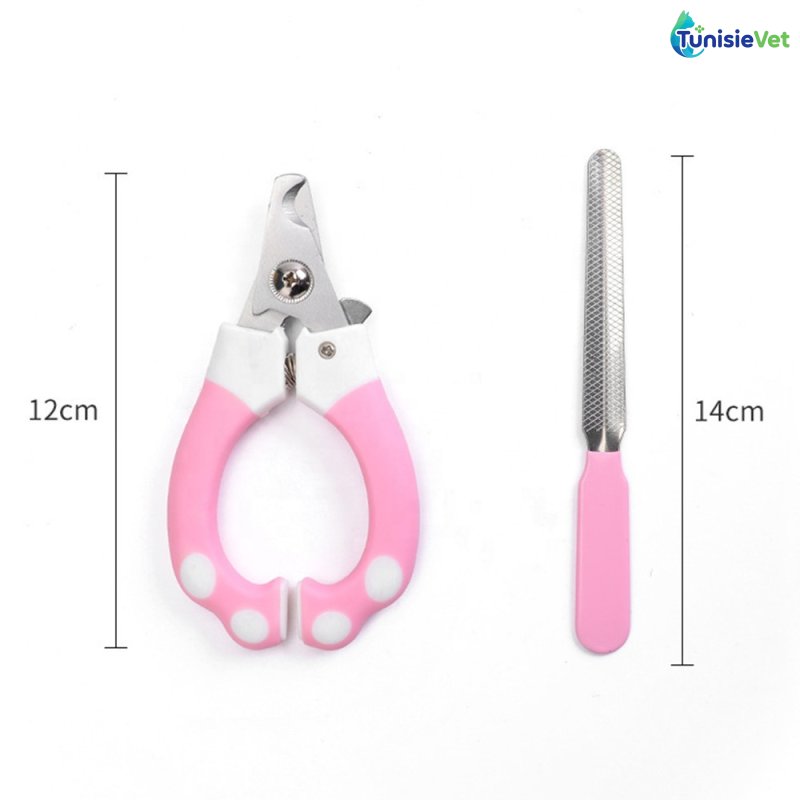 Coupe-Griffes pour Chats & Chiens – Sécurité, Précision & Confort | Rose & Bleu petit modèle
