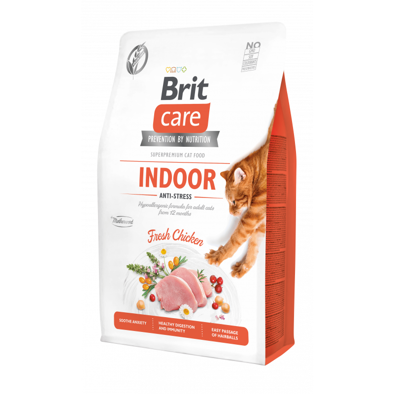 Brit Care Indoor Antistress Sans Céréales 2 KG