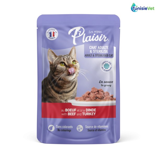 POCHON PLAISIR BOEUF/DINDE 100 GR