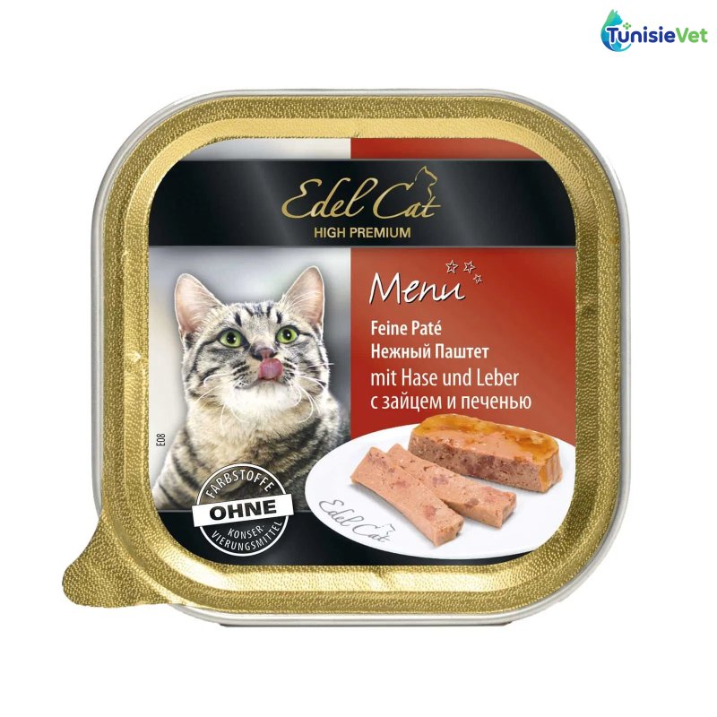 Edel Cat Paté lapin et foie 100g